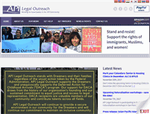 Tablet Screenshot of apilegaloutreach.org